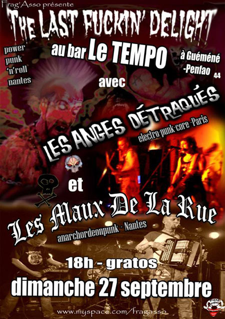 Concert Punk au bar Le Tempo le 27 septembre 2009 à Guémené-Penfao (44)