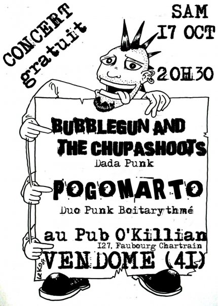 Concert Punk au O'Killian le 17 octobre 2009 à Vendôme (41)