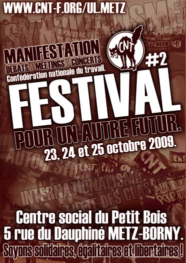 CNT Fest #2 le 23 octobre 2009 à Metz (57)