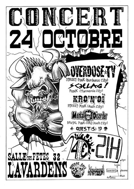 Concert Street Punk le 24 octobre 2009 à Lavardens (32)