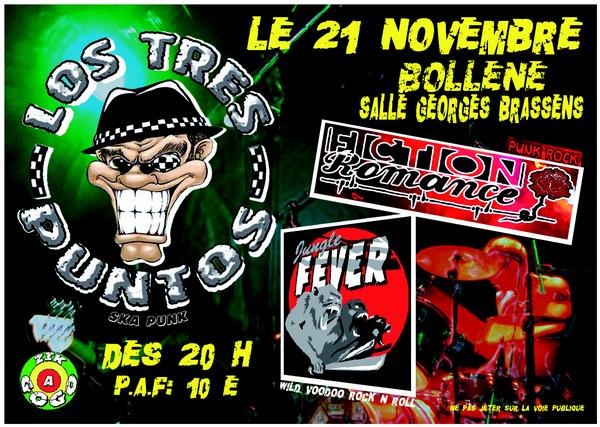 Concert Ska Punk'n'Roll à la salle Georges Brassens le 21 novembre 2009 à Bollène (84)