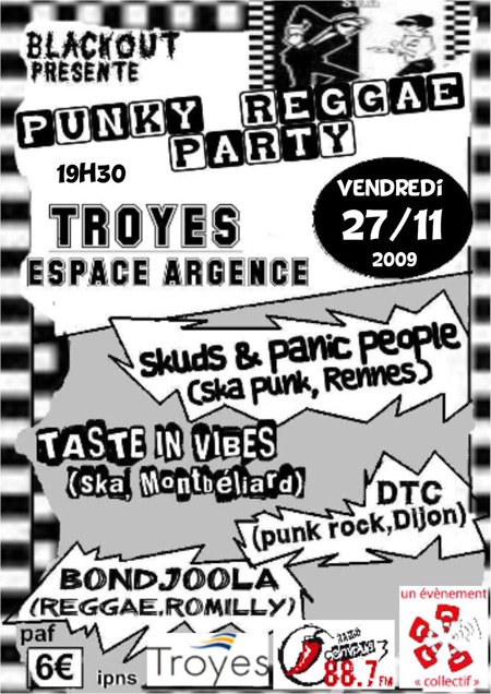 Punky Reggae Party à l'Espace Argence le 27 novembre 2009 à Troyes (10)
