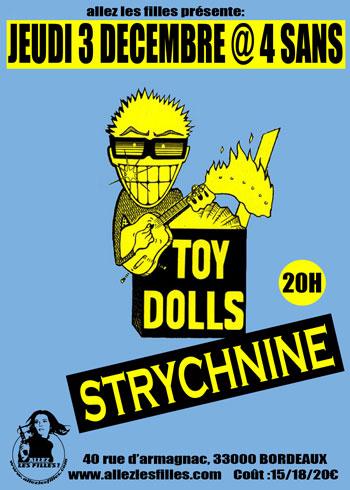The Toy Dolls au 4 Sans le 03 décembre 2009 à Bordeaux (33)