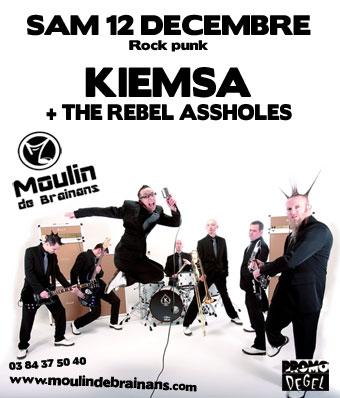Kiemsa + The Rebel Assholes au Moulin de Brainans le 12 décembre 2009 à Brainans (39)