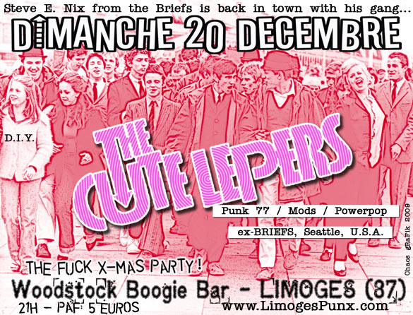 The Cute Lepers au Woodstock Boogie Bar le 20 décembre 2009 à Limoges (87)