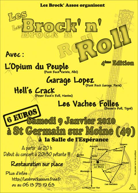 Les Brock'n'Roll 4ème édition le 09 janvier 2010 à Saint-Germain-Sur-Moine (49)