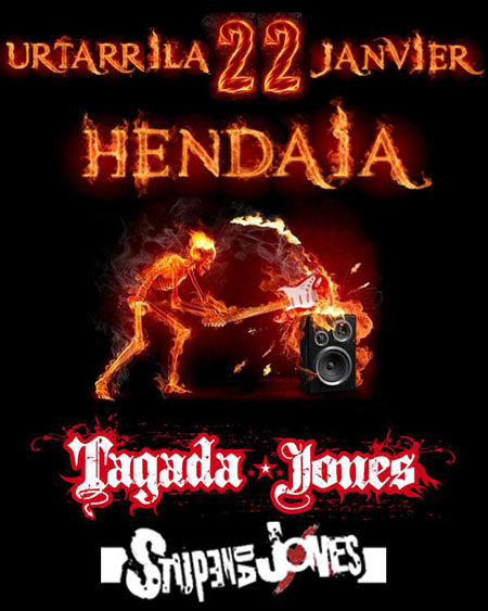 Tagada Jones + Stupenda Jones le 22 janvier 2010 à Hendaye (64)