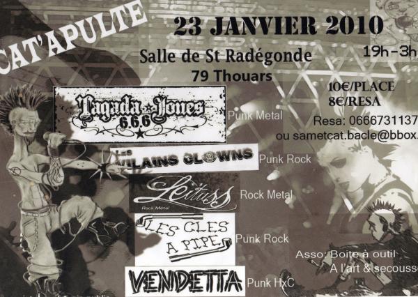 Cat'Apulte concert le 23 janvier 2010 à Sainte-Radegonde (79)