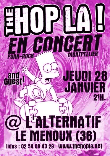 The Hop La! à l'Alternatif le 28 janvier 2010 à Le Menoux (36)