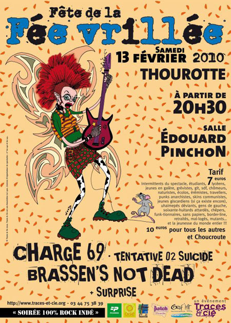 Fête de la Fée Vrillée à la salle Edouard Pinchon le 13 février 2010 à Thourotte (60)