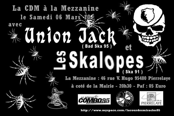 Union Jack + Les Skalopes à la Mezzanine le 06 mars 2010 à Pierrelaye (95)