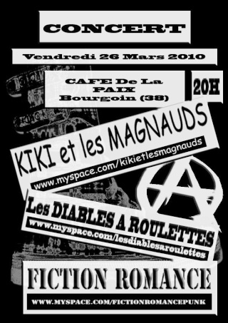 Concert Punk au Café de la Paix le 26 mars 2010 à Bourgoin-Jallieu (38)
