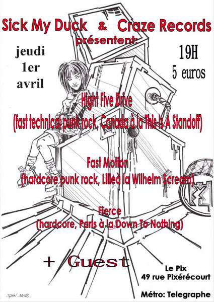 Concert au Pix le 01 avril 2010 à Paris (75)