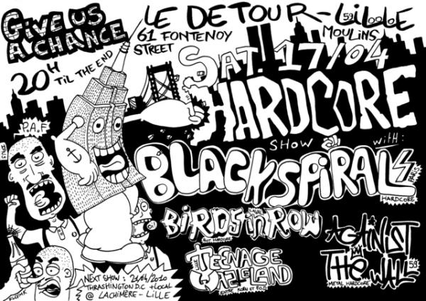Hardcore show au Détour le 17 avril 2010 à Lille (59)