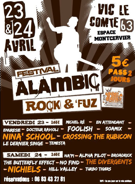Festival Alambic à l'Espace Montcervier le 23 avril 2010 à Vic-le-Comte (63)