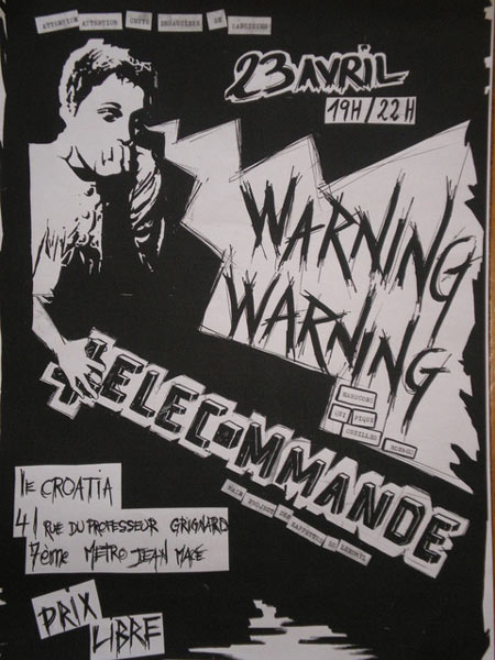 Warning Warning + Télécommande au Croatia le 23 avril 2010 à Lyon (69)