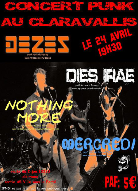 Dezes + Dies Irae + Nothing More + Mercredi au Claravallis le 24 avril 2010 à Clairvaux-sur-Aube (10)