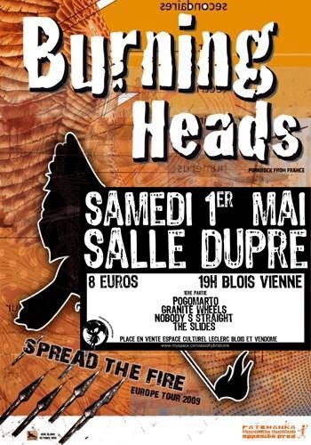 Burning Heads à la Salle Dupré le 01 mai 2010 à Blois (41)