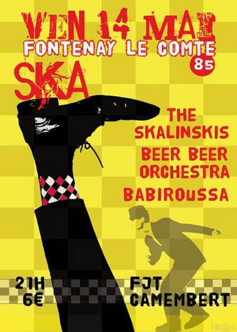 Concert Ska au Camembert le 14 mai 2010 à Fontenay-le-Comte (85)