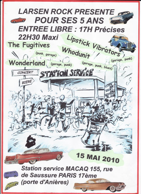 Concert à la Station Service Rock le 15 mai 2010 à Paris (75)