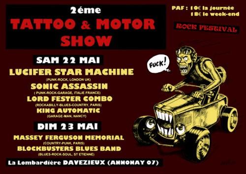 Tatoo & Motor Show #2 le 22 mai 2010 à Davézieux (07)