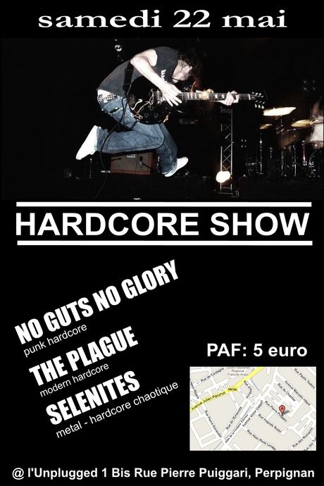 No Guts No Glory + The Plague + Selenites à l'Unplugged le 22 mai 2010 à Perpignan (66)