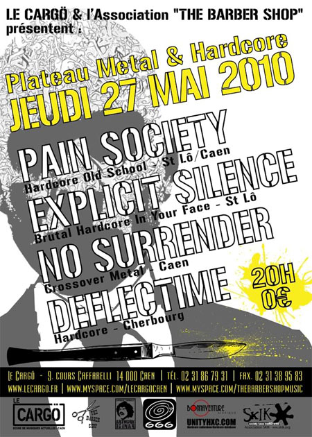 Plateau Metal & Hardcore au Cargo le 27 mai 2010 à Caen (14)