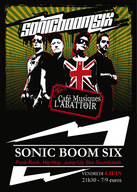Sonic Boom Six à L'Abattoir le 04 juin 2010 à Lillers (62)