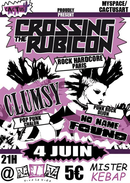 Crossing the Rubicon + Clumsy + No Name Found au VLV le 04 juin 2010 à Dijon (21)