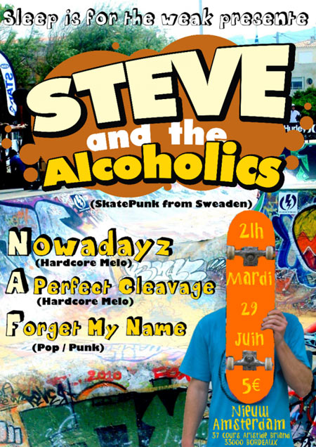 Steve and the Alcoholics + guests au Nieuw Amsterdam le 29 juin 2010 à Bordeaux (33)