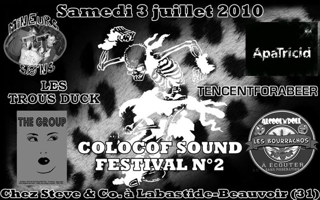 Colocof Sound Festival #2 le 03 juillet 2010 à Labastide-Beauvoir (31)