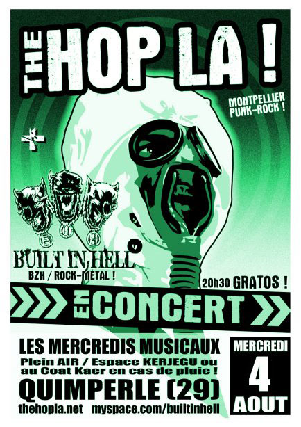 The HOPLA ! aux Mercredis Musicaux de Quimperlé le 04 août 2010 à Quimperlé (29)