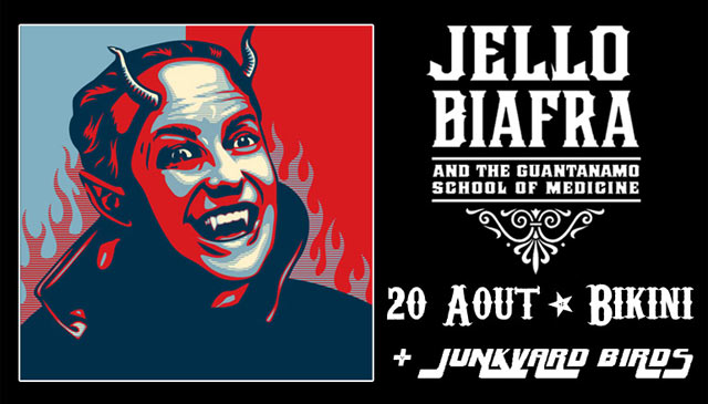 Jello Biaffra and the Guantanamo School of Medecine au Bikini le 20 août 2010 à Ramonville-Saint-Agne (31)