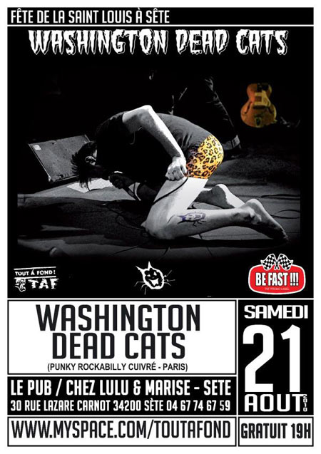 Les Washington Dead Cats au bar Le Pub le 21 août 2010 à Sète (34)