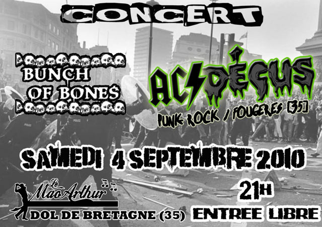 AC/Déçus + Bunch of Bones au Mac Arthur le 04 septembre 2010 à Dol-de-Bretagne (35)