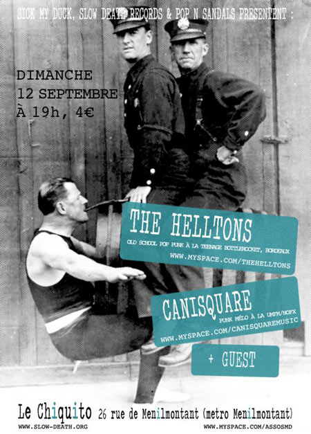 The Helltons + Canisquare au Chiquito le 12 septembre 2010 à Paris (75)