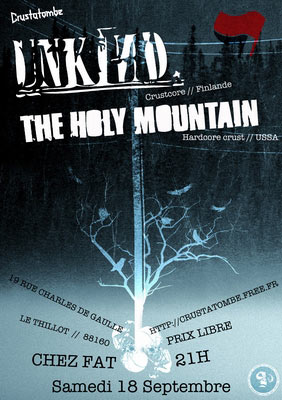 Unkind + The Holy Mountain + Coupable d'Etre Jeune au P'tit Café le 18 septembre 2010 à Le Thillot (88)