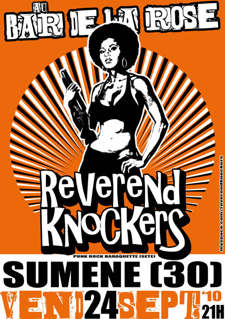 Reverend Knockers au bar La Rose le 24 septembre 2010 à Sumène (30)