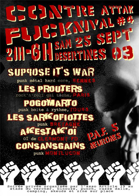 Contre Attack Fucknival #4 le 25 septembre 2010 à Désertines (03)