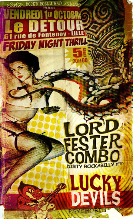 Lord Fester Combo + Lucky Devils au Détour le 01 octobre 2010 à Lille (59)