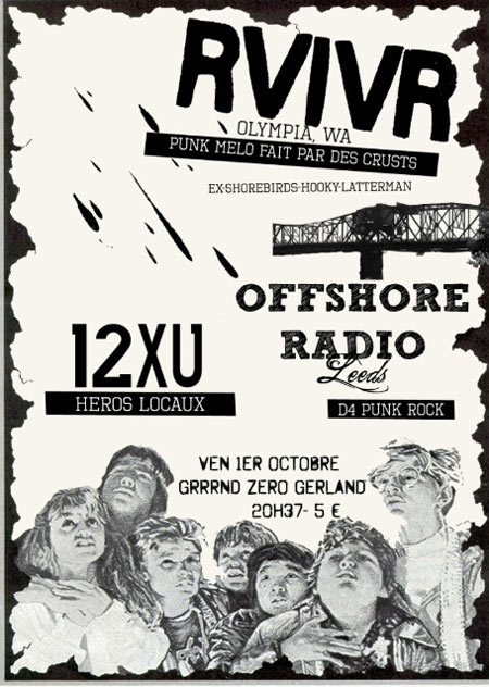 Rvivr + Offshore Radio + 12XU au Grrrnd Zero Gerland le 01 octobre 2010 à Lyon (69)