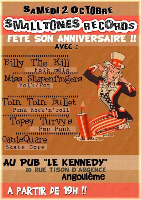 Smalltones Records birthday au Kennedy le 02 octobre 2010 à Angoulême (16)