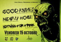 Good Knives + Midway Home + Nothing For Free à l'Irish Coffee le 15 octobre 2010 à Valenciennes (59)