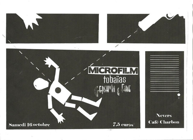 Microfilm + Tobaïas + Gershwin & Fire au Café Charbon le 16 octobre 2010 à Nevers (58)