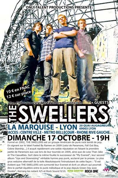 The Swellers + guest à Lyon le 17 octobre 2010 à Lyon (69)