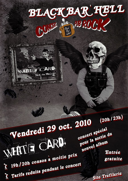 White Card au Black Bar'Hell le 29 octobre 2010 à Saint-Etienne (42)