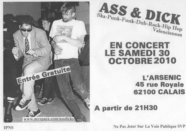 Ass & Dick à l'Arsenic le 30 octobre 2010 à Calais (62)