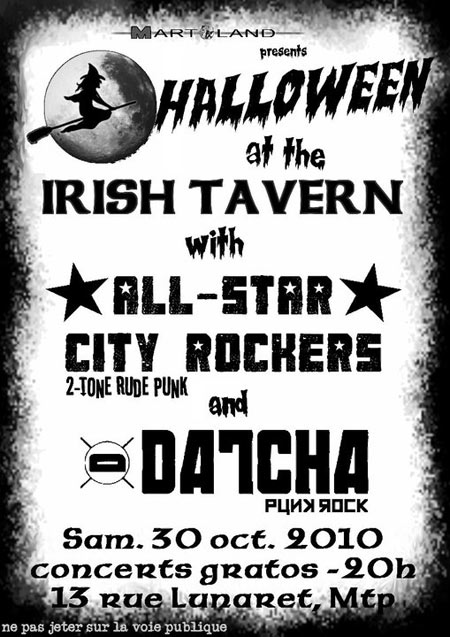 All-Star City Rockers + Datcha au Inn le 30 octobre 2010 à Montpellier (34)