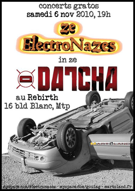 Ze ElectroNazes + Datcha au Rebirth le 06 novembre 2010 à Montpellier (34)