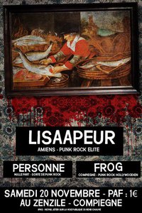 Lisa A Peur + Personne + Frog au Zenzilé le 20 novembre 2010 à Compiègne (60)